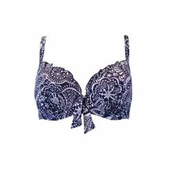 Pour Moi Blue Hot Spots Lightly Padded Underwired Top -Pour Moi Shop unnamed file 2236
