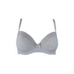 Pour Moi Grey Twist Cotton Padded TShirt Bra -Pour Moi Shop unnamed file 224
