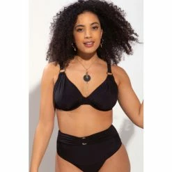 Pour Moi Black Samoa Non Padded Underwired Top