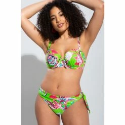 Alternative view of Pour Moi Green Heatwave Padded Underwired Top