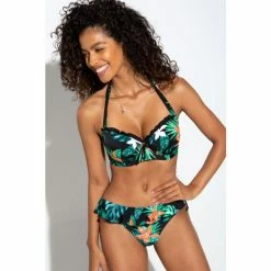 Pour Moi Black Miami Brights Lightly Padded Halter Underwired Top -Pour Moi Shop unnamed file 2271