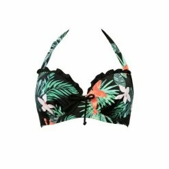 Pour Moi Black Miami Brights Lightly Padded Halter Underwired Top -Pour Moi Shop unnamed file 2274