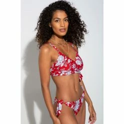 Alternative view of Pour Moi Red Freedom Underwired Non Padded Wrap Top
