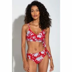 Pour Moi Red Freedom Underwired Non Padded Wrap Top -Pour Moi Shop unnamed file 2297