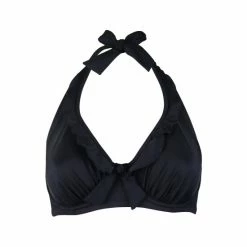 Alternative view of Pour Moi Black Splash Halter Underwired Top