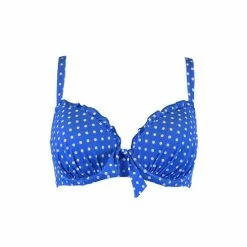 Pour Moi Blue Hot Spots Lightly Padded Underwired Top -Pour Moi Shop unnamed file 2325