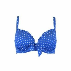 Pour Moi Blue Hot Spots Lightly Padded Underwired Top -Pour Moi Shop unnamed file 2327