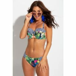 Alternative view of Pour Moi Blue Havana Breeze Strapless Underwired Padded Top