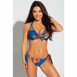 Alternative view of Pour Moi Blue Paradiso Triangle Hidden Underwired Top
