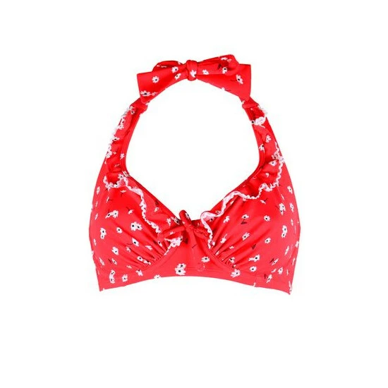 Pour Moi Red Sunset Beach Halter Underwired Top 6 Pour Moi Red Sunset Beach Halter Underwired Top - Image 6