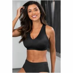 Pour Moi Black Off Duty Invisible Non Wired Bra -Pour Moi Shop unnamed file 239