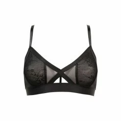 Pour Moi Black India Mesh Lace Non Wired Bralette -Pour Moi Shop unnamed file 260