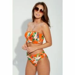 Alternative view of Pour Moi Orange Free Spirit Foldover Brief