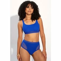 Pour Moi Blue Sahara High Waisted Control Brief