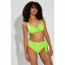 Pour Moi Green Getaway Fold Over Tie Brief -Pour Moi Shop unnamed file 2672