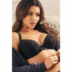 Pour Moi Black Rebel Padded Plunge Bra E+ -Pour Moi Shop unnamed file 274