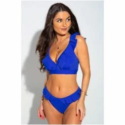 Pour Moi Blue Space Frill Brief