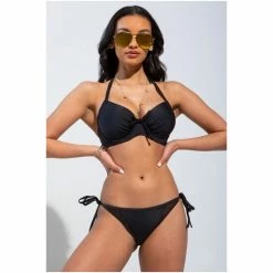 Pour Moi Black Space Tie Side Brief