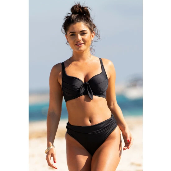 Pour Moi Black Azure Fold Over Brief 1 Pour Moi Black Azure Fold Over Brief