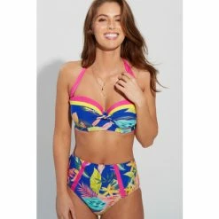 Pour Moi Blue In The Mix High Waist Control Brief