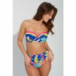 Alternative view of Pour Moi Blue In The Mix High Waist Control Brief