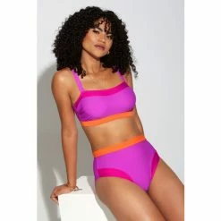 Pour Moi Purple Colour Block High Leg Control Brief -Pour Moi Shop unnamed file 2926