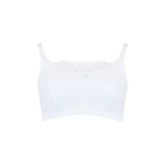 Pour Moi White Rebel Nursing Bra 3 Pour Moi White Rebel Nursing Bra - Image 3