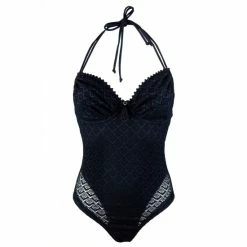 Pour Moi Black Castaway Adjustable Halter Underwired Swimsuit -Pour Moi Shop unnamed file 3053