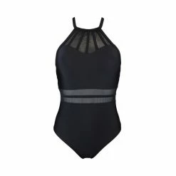 Pour Moi Black Beach Bound High Neck Swimsuit -Pour Moi Shop unnamed file 3079