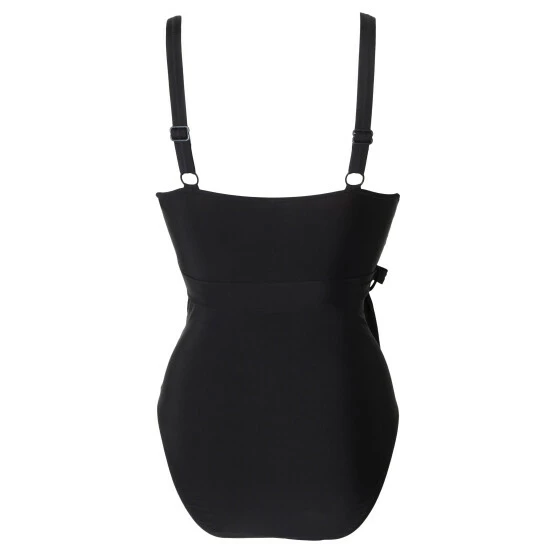 Pour Moi Black Samoa Wrap Over Control Swimsuit 5 Pour Moi Black Samoa Wrap Over Control Swimsuit - Image 5