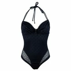 Pour Moi Black Castaway Adjustable Halter Underwired Swimsuit -Pour Moi Shop unnamed file 3118