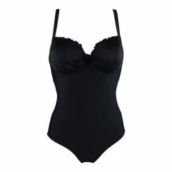 Pour Moi Black Splash Padded Underwired Control Swimsuit -Pour Moi Shop unnamed file 3127