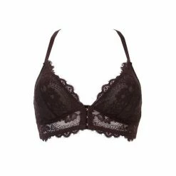 Pour Moi Brown India Eyelash Front Fastening Non Wired Bralette -Pour Moi Shop unnamed file 313
