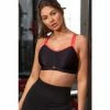 Pour Moi Black / Red Energy Empower U/W Lightly Padded Convertible Sports Bra