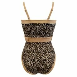 Pour Moi Black Casablanca Removable Straps Belted Control Swimsuit -Pour Moi Shop unnamed file 3162