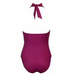 Pour Moi Purple Dessert Island Twist Front Halter Tummy Control Swimsuit -Pour Moi Shop unnamed file 3167