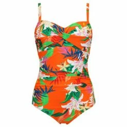 Pour Moi Orange Free Spirit Strapless Control Swimsuit -Pour Moi Shop unnamed file 3174