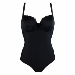 Alternative view of Pour Moi Black Splash Padded Underwired Suit