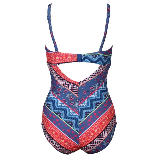 Pour Moi Multi Soleil Twist Front Lightly Padded Non Wired Control Swimsuit 5 Pour Moi Multi Soleil Twist Front Lightly Padded Non Wired Control Swimsuit - Image 5