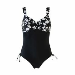 Pour Moi Black Wide Strap Ruched Side Control Swimsuit 11 Pour Moi Black Wide Strap Ruched Side Control Swimsuit -Pour Moi Shop unnamed file 3211
