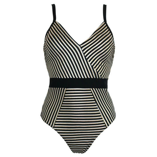 Pour Moi Black Radiance V Neck Control Swimsuit 4 Pour Moi Black Radiance V Neck Control Swimsuit - Image 4