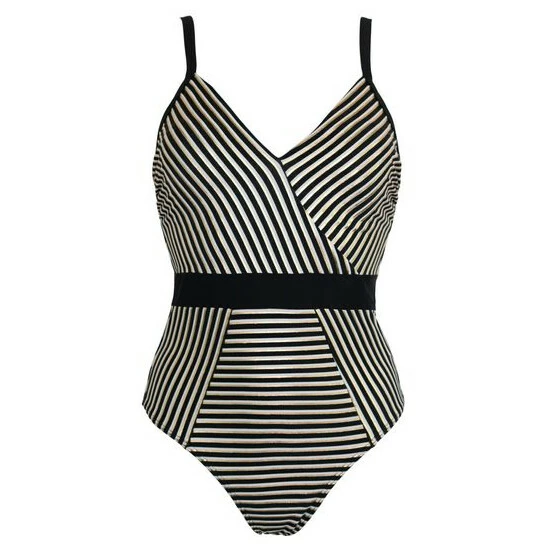 Pour Moi Black Radiance V Neck Control Swimsuit 6 Pour Moi Black Radiance V Neck Control Swimsuit - Image 6
