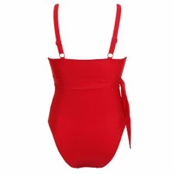 Pour Moi Red Samoa Wrap Over Control Swimsuit -Pour Moi Shop unnamed file 3240