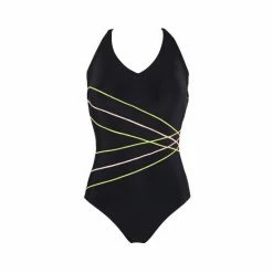 Pour Moi Black Energy Chlorine Resistant V Neck Linear Swimsuit -Pour Moi Shop unnamed file 3270