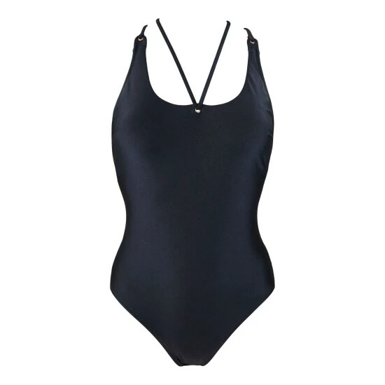 Pour Moi Black Monaco Strapped Eyelet Swimsuit 3 Pour Moi Black Monaco Strapped Eyelet Swimsuit - Image 3