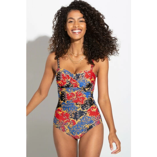 Pour Moi Black Riviera Strapless Control Swimsuit 2 Pour Moi Black Riviera Strapless Control Swimsuit - Image 2