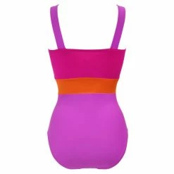 Pour Moi Purple Colour Block Control Swimsuit -Pour Moi Shop unnamed file 3303