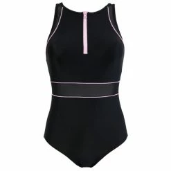 Pour Moi Black Energy Chlorine Resistant High Neck Zip Front Swimsuit 9 Pour Moi Black Energy Chlorine Resistant High Neck Zip Front Swimsuit -Pour Moi Shop unnamed file 3332