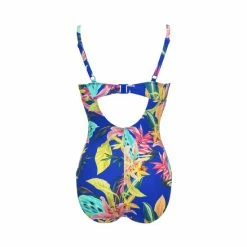 Pour Moi Blue In The Mix Lightly Padded Underwired Swimsuit -Pour Moi Shop unnamed file 3339