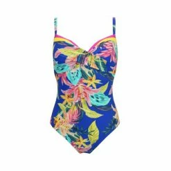 Pour Moi Blue In The Mix Lightly Padded Underwired Swimsuit -Pour Moi Shop unnamed file 3340